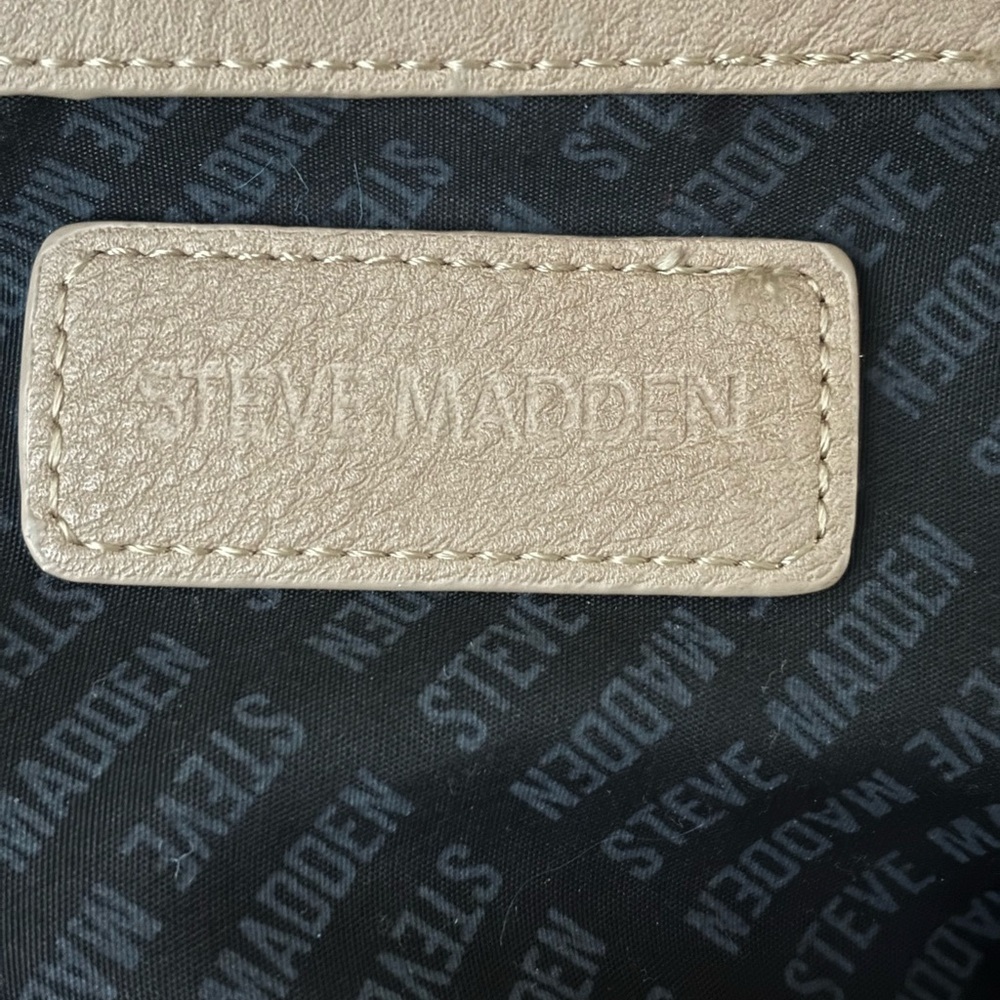 Steve Madden Mini Backpack Purse Nude Tan Blush - Picture 4 of 9